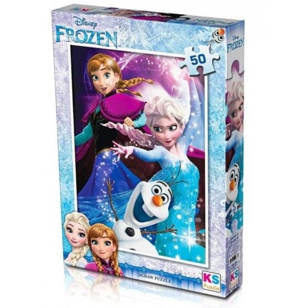 KS GAMES Ks Games Puzzle 50 Parça Frozen FRZ.709