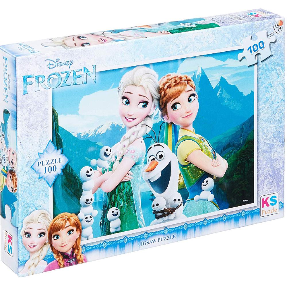 KS GAMES Ks Games Puzzle 100 Parça Frozen FRZ 714