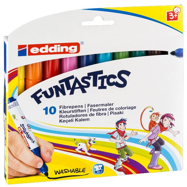 Edding Keçeli Kalem Kalın Funtastics 10 LU Set ED14K1099