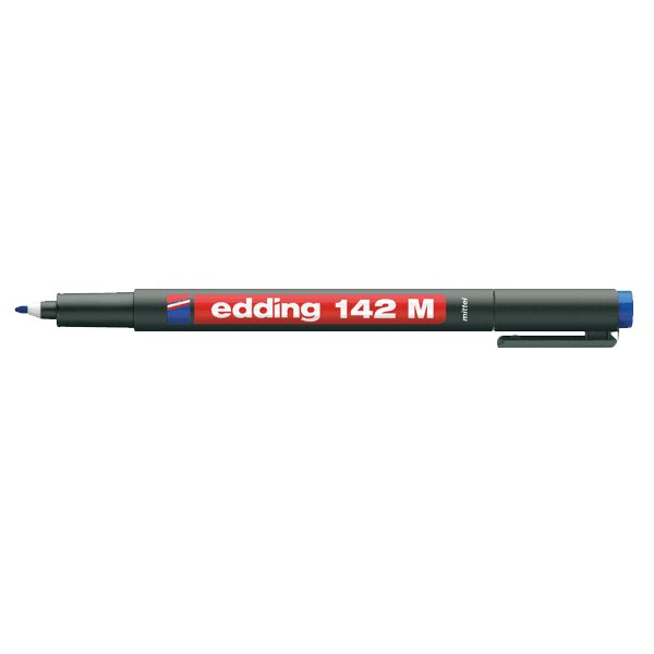 Edding Asetat Kalemi Permanent M Seri 1 MM Mavi 142 M