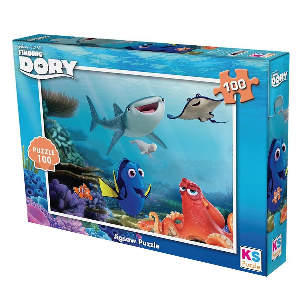 KS GAMES Ks Games Puzzle 100 Parça Dory 714