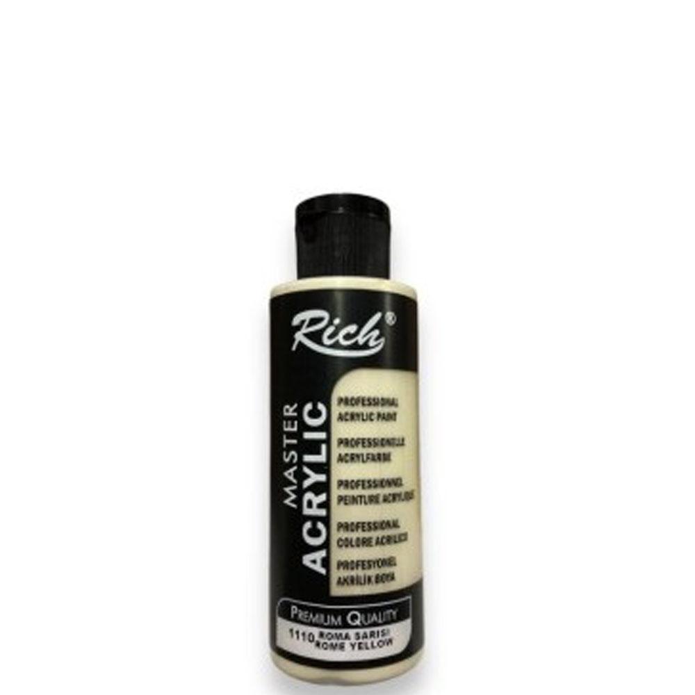 Rich Akrilik Boya Master 120 CC Roma Sarısı 120-1110