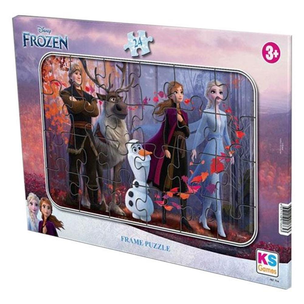KS GAMES Ks Games Frame Puzzle 24 Frozen Lisanslı Ürünler frz704