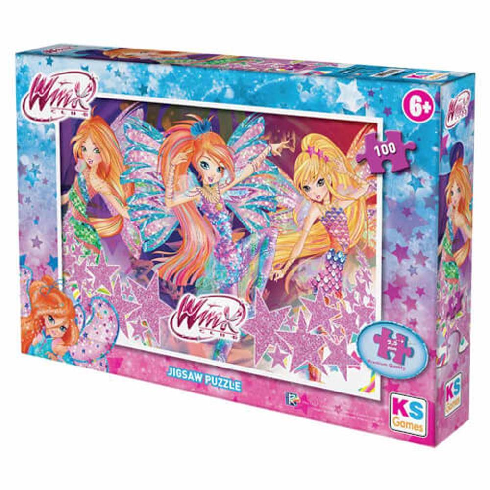 KS GAMES Ks Games Puzzle 100 Parça Winx Lisanslı Ürünler