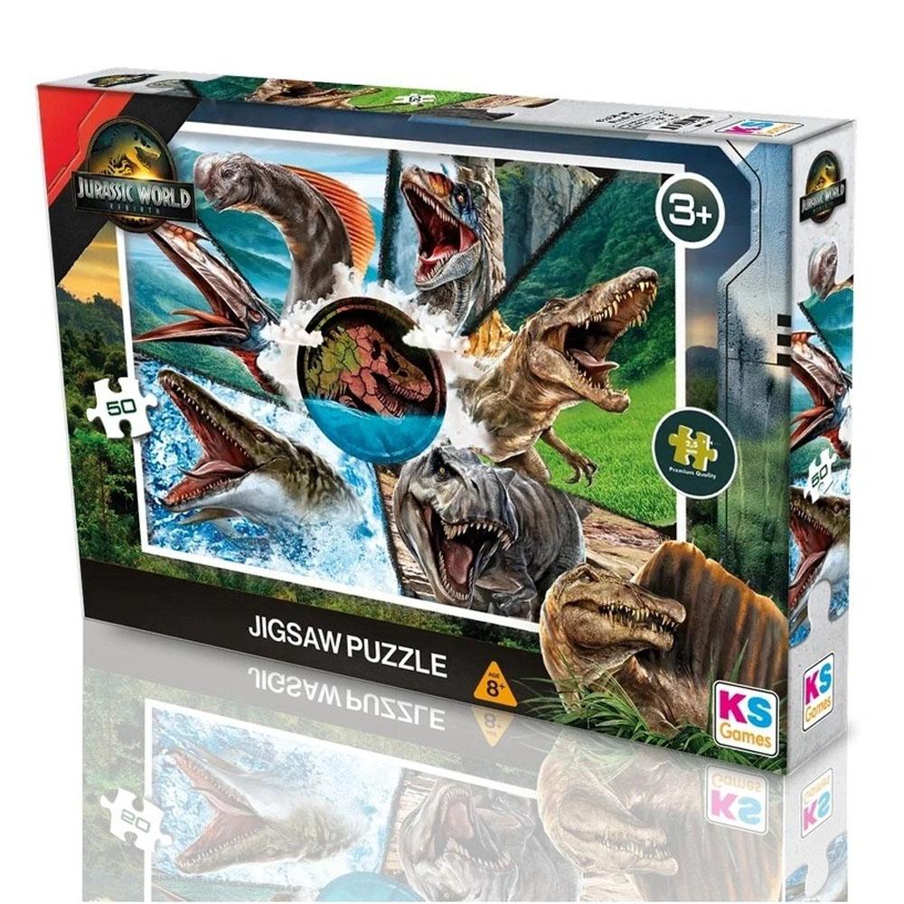 KS GAMES Ks Games Jurrasıc World Rebirth Puzzle 50 Prç.