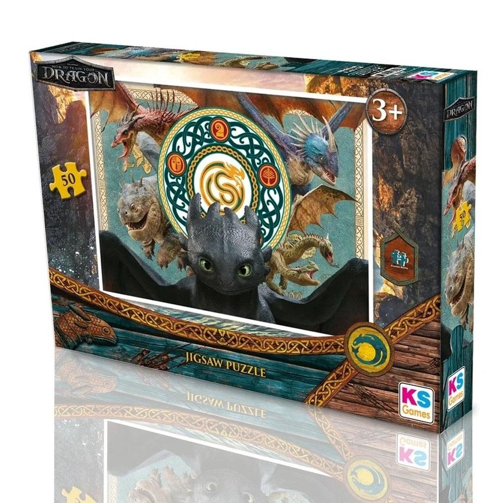 KS GAMES Ks Games How To Train Your Dragon Puzzle 50 Prç.