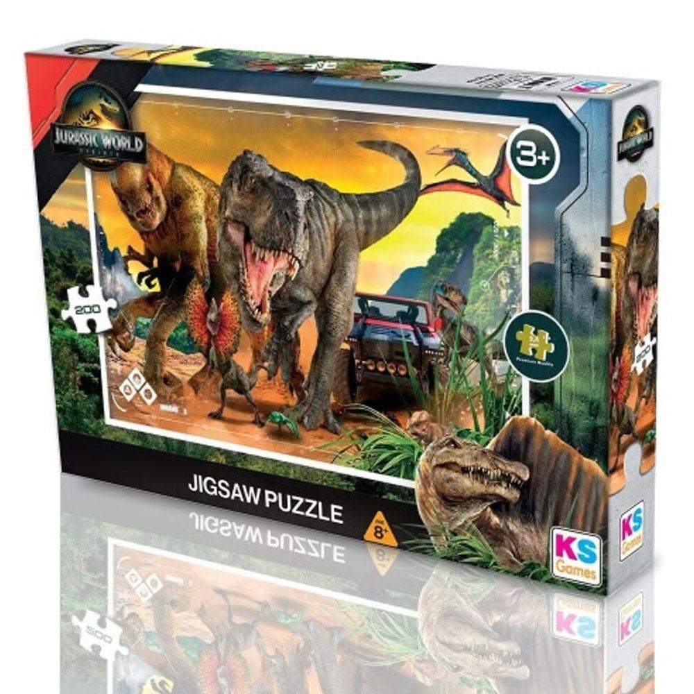 KS GAMES Ks Games Puzzle 200 Jurrasıc World Rebirth Jw 113