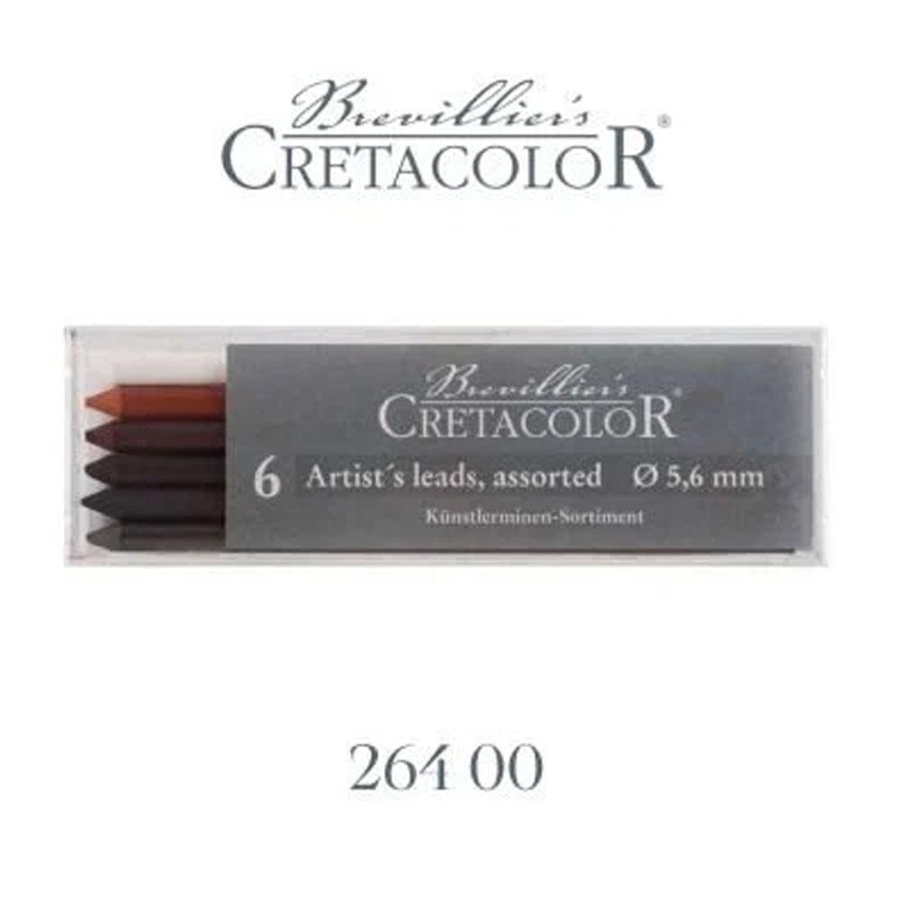 Cretacolor Karışık Portmin Uç 5,6mm 6Lı 26400