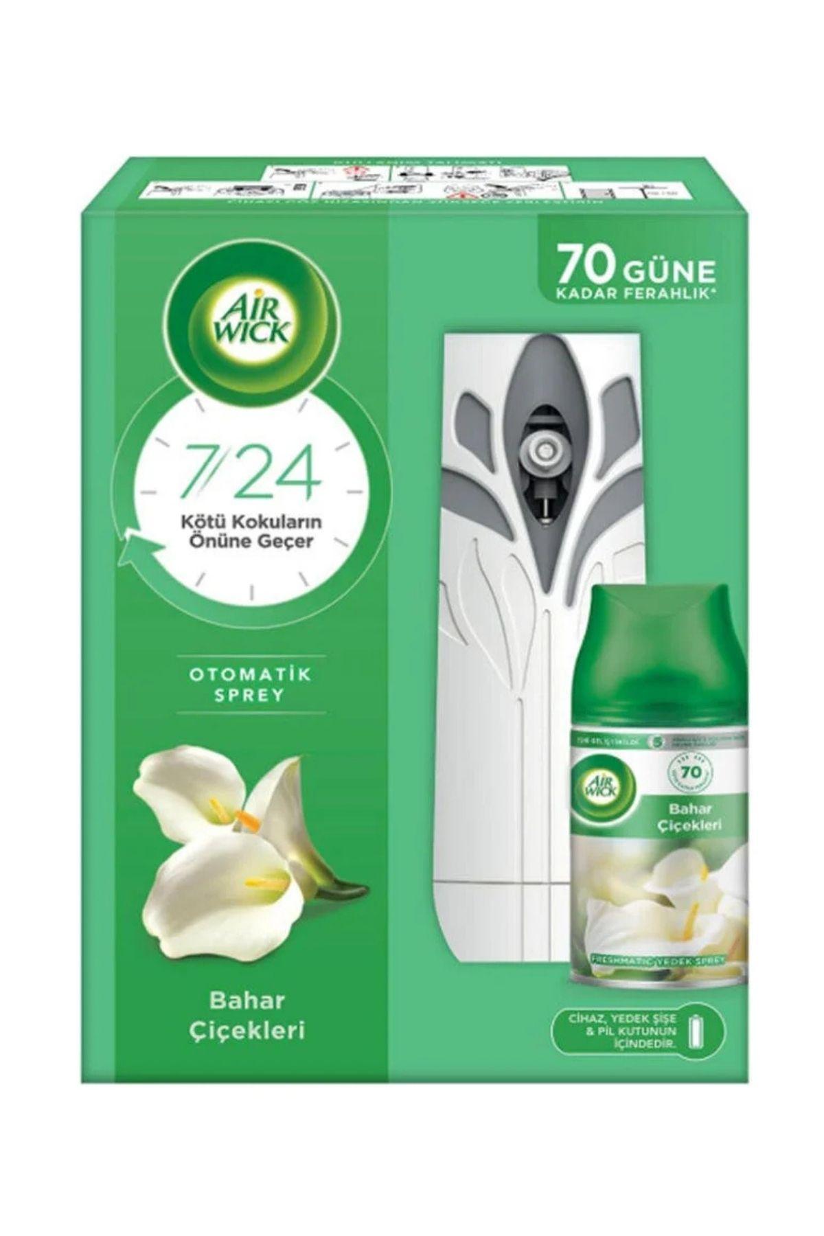 AirWick Freshmatik Oda Kokusu Kit + Yedek Koku Bahar Çiçekleri Hediye