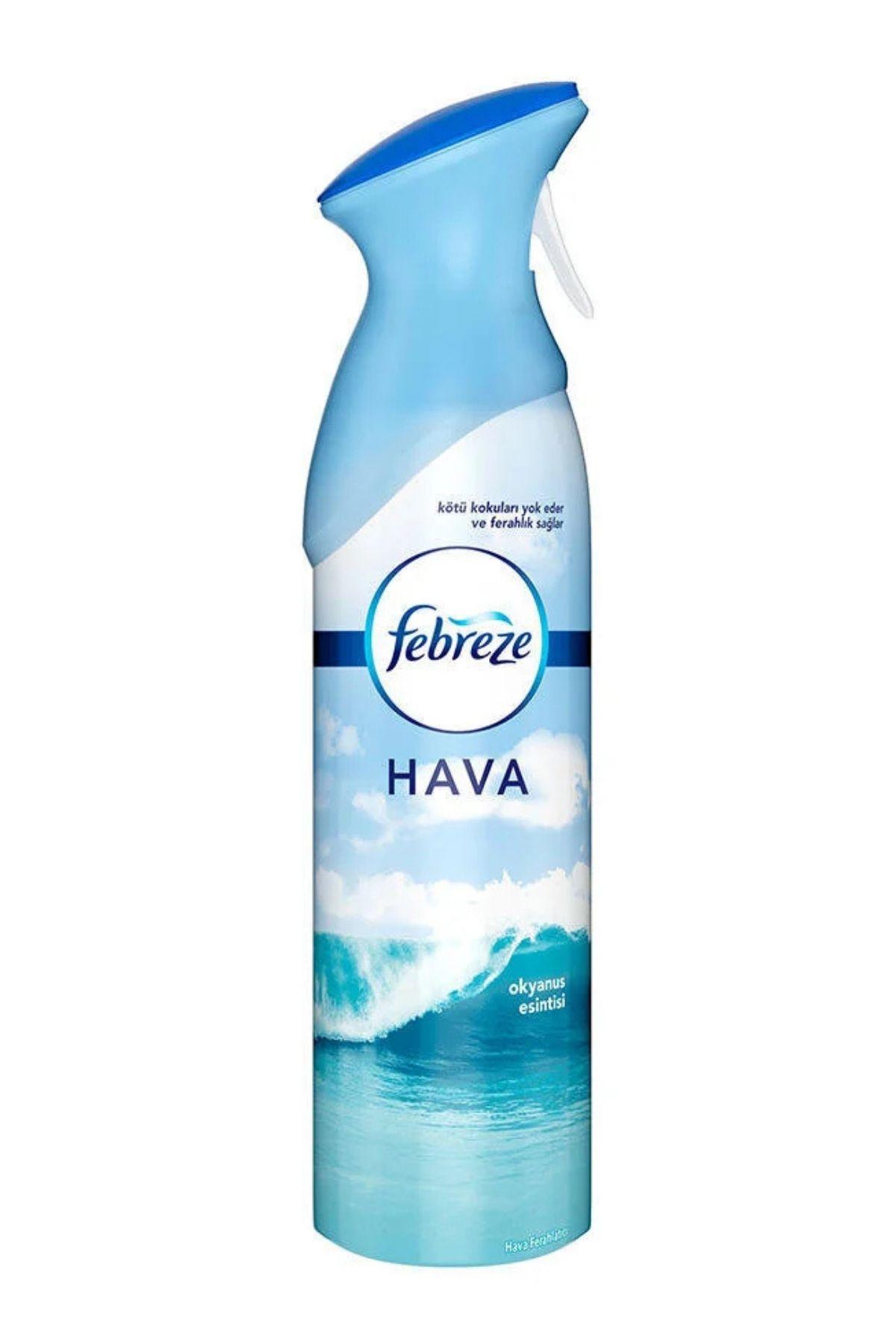 Febreze Hava Ferahlatıcı Sprey Oda Kokusu Okyanus Esintisi 185 ml
