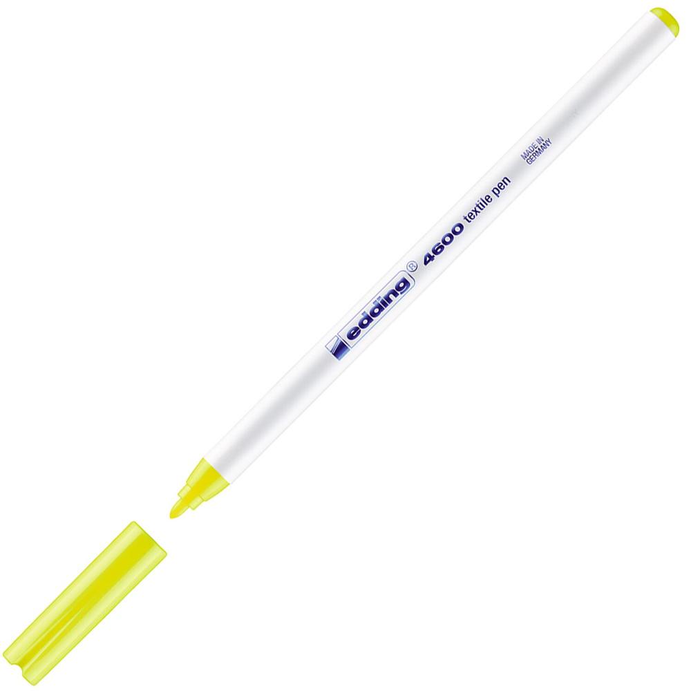 Edding T-shirt Kalemi Yuvarlak Uçlu 1 MM Fosforlu Sarı 4600