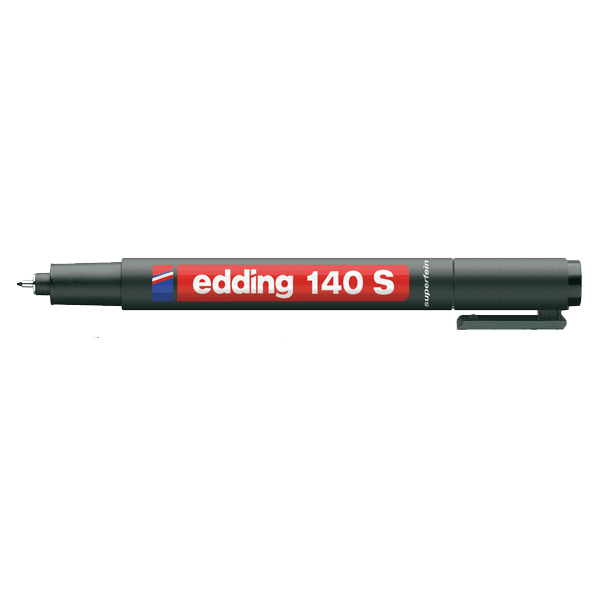 Edding Asetat Kalemi Permanent S Seri 0.3 MM Siyah 140 S