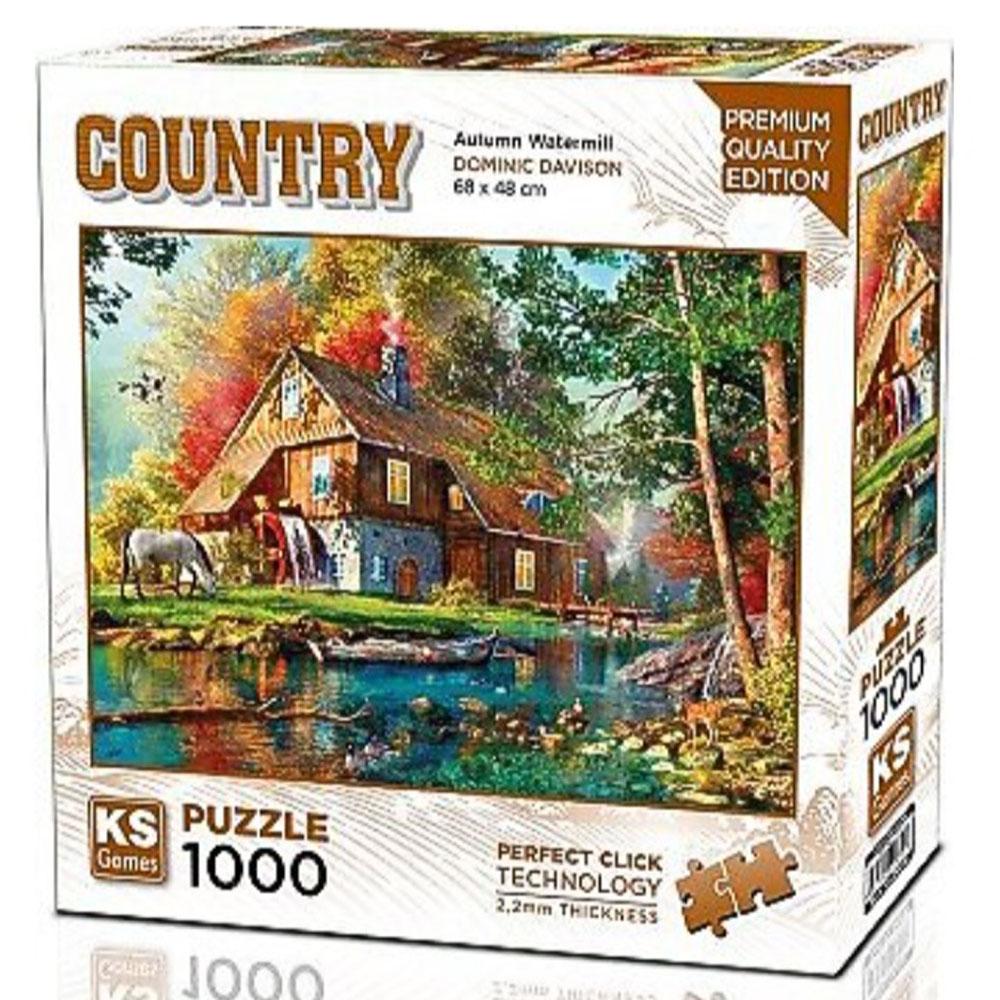 KS GAMES Ks Games Puzzle 1000 Parça Autumn Watermill 20816