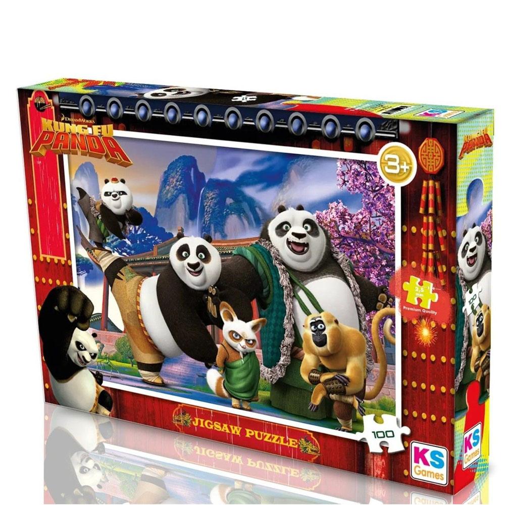 KS GAMES Ks Games Kung Fu Panda Puzzle 100 Prç.